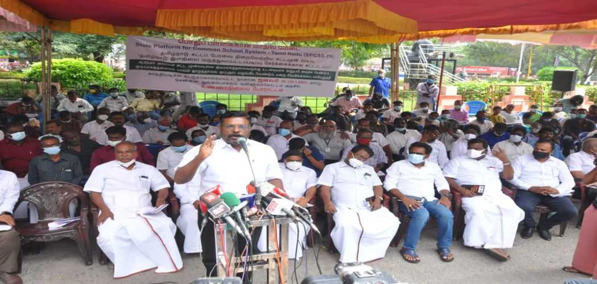 State platform for public school hunger strike - Political parties participate!